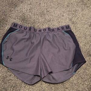 Under Armour Gray Athletic Shorts